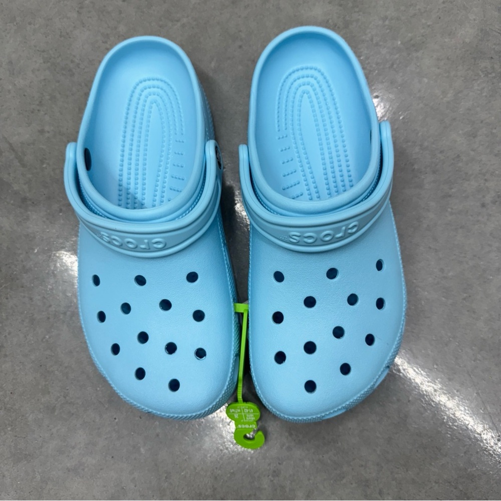 CROCS Women's Slip-On Slippers - Light Blue